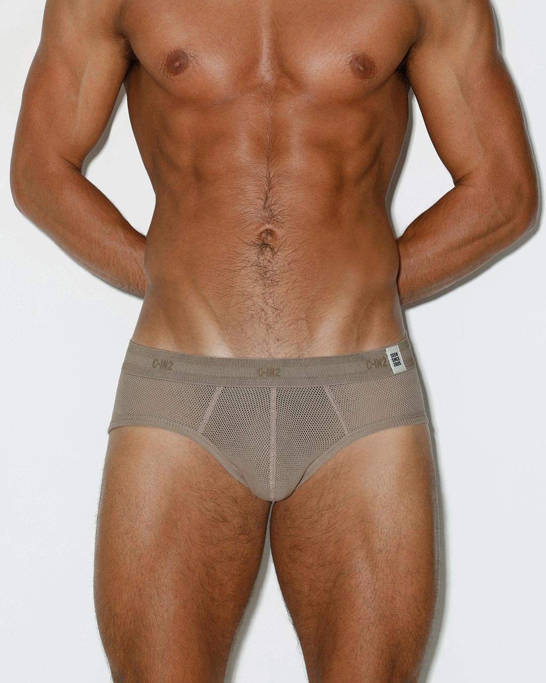 Rough Knit Mid Rise Brief – Sardinia Tan