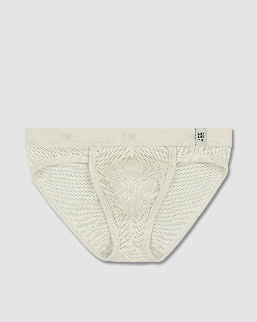 Rough Knit Sport Brief in Bone