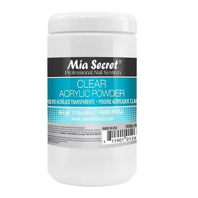 Mia Secret - Acrylic Powder - Clear, 4 oz