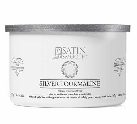 Satin Smooth Wax Pot - Silver Tourmaline Wax, 14 oz.