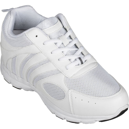 CALTO G3303 Light White Elevator Sneakers – 3 Inches Taller