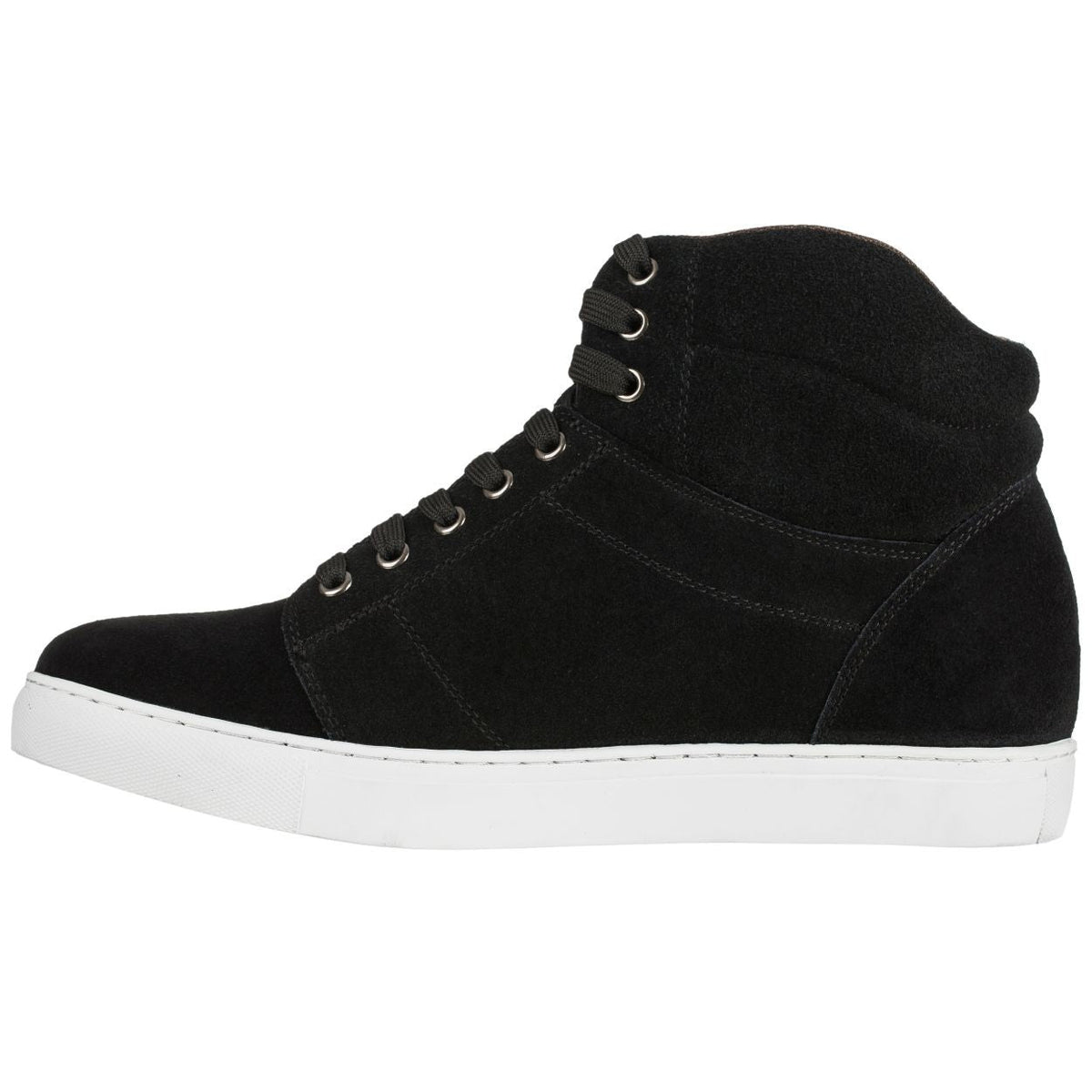 CALDEN K107201 Men's Elevator Sneakers – 3 Inches Taller (Black)